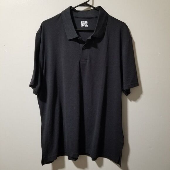 32 Degrees Cool Black Polo Shirt Men's XXL - Picture 1 of 8
